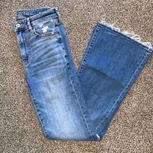 Like new super hi-rise flare jeans